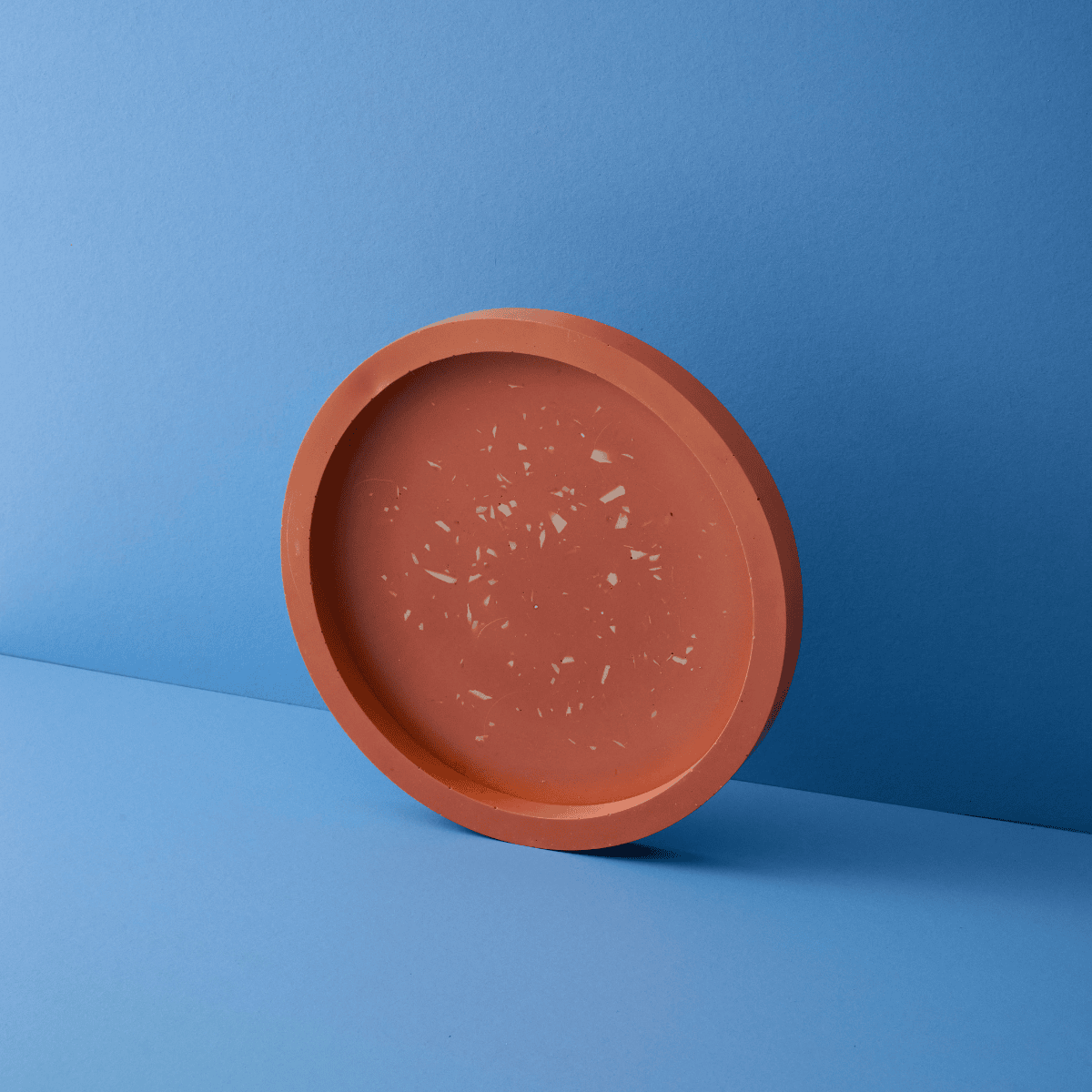 Terrazzo Dekoratif Tepsi – El Yapımı Yuvarlak