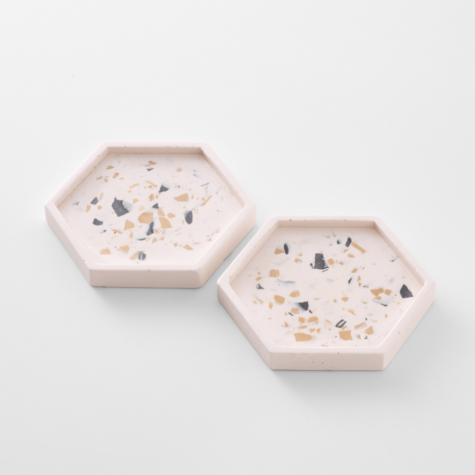 Terrazzo Bardak Altlığı/Mini Tabak