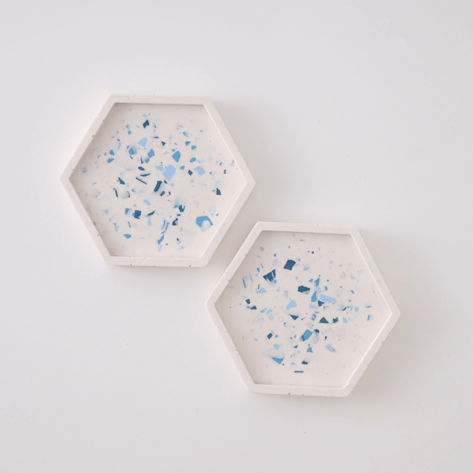 Terrazzo Bardak Altlığı/Mini Tabak