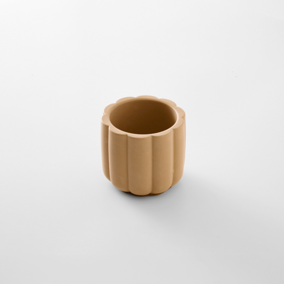 Çiçek Formlu Kap/Jar