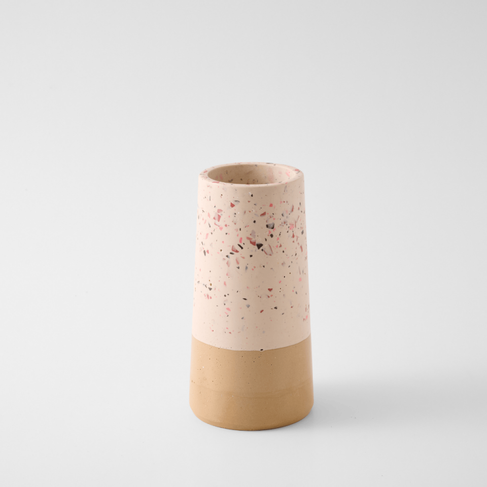 Minimal Damla Tepsi ve Vazo Seti