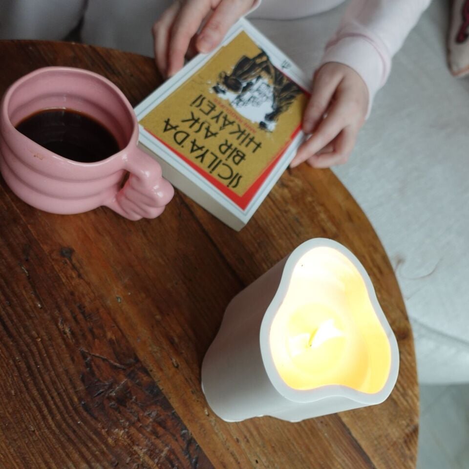 Wave Collection: El Yapımı Kokulu Dekoratif Mum