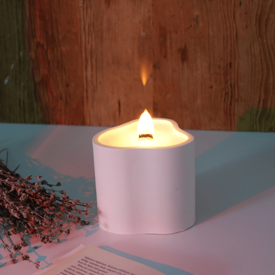 Wave Collection: El Yapımı Kokulu Dekoratif Mum