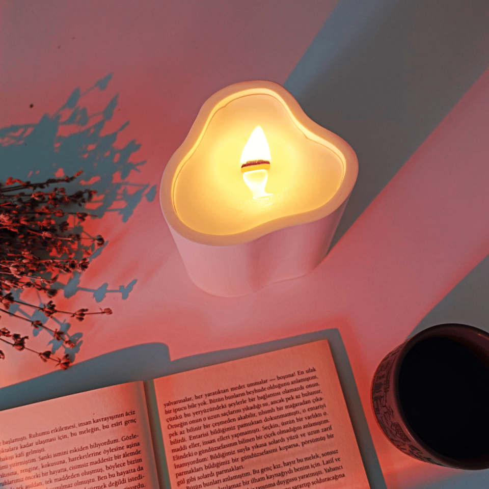 Wave Collection: El Yapımı Kokulu Dekoratif Mum